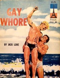 Gay erotic pulp novel cover: 